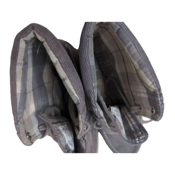 Sperry Topsider High Top Ankle Boot Shoe Womens 6.5 Gray Corduroy - Picture 7 of 9